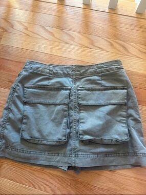 Abercrombie & Fitch Sage Green Mini Skirt